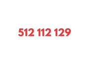 512 112 129 STARTER NJU-MOBILE KARTA SIM UNIKATOWY ZŁOTY PROSTY ŁATWY NUMER