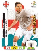 PANINI EURO 2012 LAMPARD STAR PLAYER ENGLAND