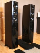 Potężne kolumny Jamo S 606 głośniki basowe 20 cm jak subwoofer