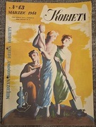 Czasopismo „Kobieta” Nr 13 – Marzec 1948 – Dzień Kobiet + dodatek