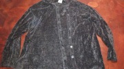 SWETER DAMSKI ROZPINANY - CZARNY - ROZMIAR L
