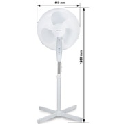 Wentylator MILLA HOME MFN105 Biały