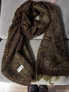 Szal pashmina jedwab i kaszmir 
