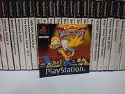THE SIMPSONS WRESTLING KSIĄŻECZKA MANUAL PS1