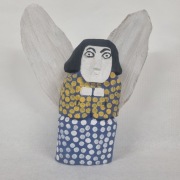 rzeźba ludowa ANIOŁ - Jan Mika 34 cm