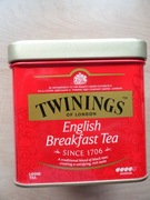 Metalowa puszka po herbacie - TWININGS - bdb