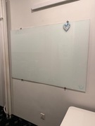 tablica szklana do pisania pisakami 100x150 cm, używana niezniszczona