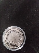 Medal 100 lat złotego; 30 mm w plastikowym kapslu