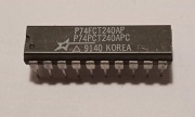 P74FCT240AP  FCT SERIES, DUAL 4-BIT DRIVER, INVERTED OUTPUT