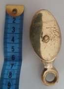 Bloczek pojedynczy linowy mosiądz