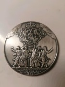 Medal Liberum Veto 1733 – 1763 numerowany nr 20