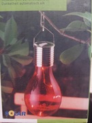 Lampka solarna wisząca LIVARNO HOME 0,3 W czerwony