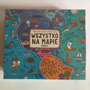 Puzzle - Wszystko Na Mapie, Mizielińscy - 600El.
