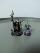 Age of Sigmar: Orruk Warclans Swampcalla Shaman with Pot-grot