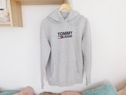 TOMMY HILFIGER JEANS__JASNO SZARA KANGURKA__KAPTUR__L