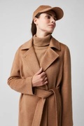 Płaszcz Aryton z wełny wielbłądziej camel 36 