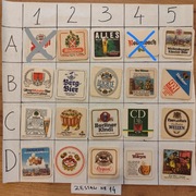 Podkładki, podstawki pod piwo po 2 zł zestaw za 35 zł, Nr14 cały świat 