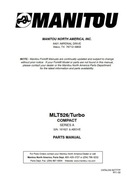 Katalog części Manitou MLT 526 T ENG