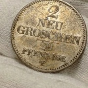 2 Neo groschen 1851 rok
