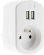 Gniazdko sieciowe z portami USB Zenitech