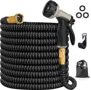 Wąż ogrodowy 15m 3/4, mosiężne złączki, lateks