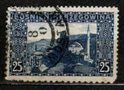 OA Bośni  Mi 36 G kas. ząb.12 1/2 x 12 1/2 x 9 1/2 x 10 1/4 kat.9 euro