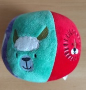 MIĘCIUTKA PIŁKA Z DZWONECZKIEM W środku materiał drobniutki polar 15cm.