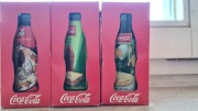 Szklanki Coca-Cola zestaw kolekcjonerski 3 sztuk na 125-lecie