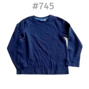 Granatowa bluzka T-shirt z długim rękawem Lupilu 110-116cm 5-6 lat 