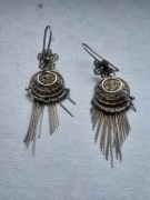 Kolczyki stare filigran piekne ciekawe okazja