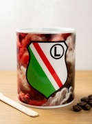 Legia Warszawa prezent dla kibica piłki nożnej dla niego kubek Ceramiczny 