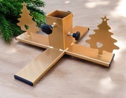 Stojak Choinkowy z Motywem Choinki – Metalowy, Ręcznie Wykonany