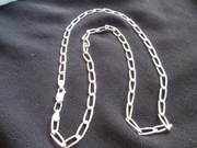 VINTAGE  OKAZAŁY  SREBRNY  ŁAŃCUCH  -  925 BSC  - 13,71g