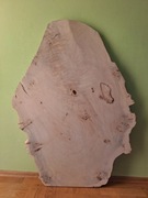 Jesion Deska Monolit Naturalna Krawędź Live Edge Sucha Szlifowana