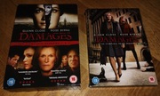 DAMAGES Układy serial sezon 1 2 3 GLENN CLOSE Rose Byrne 9 dvd dodatki ENG 