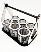 POJEMNIK ORGANIZER PRZYBORNIK NA KREDKI, DŁUGOPISY