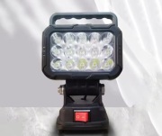 Lampa szperacz warsztatowa na akumulator gisam Makita 18v 21v