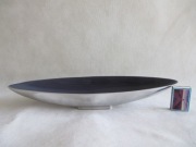 MISA DEKORACYJNA ŁÓDKA - ALUMINIUM I EMALIA  40cm KOBOLO  NIEMCY