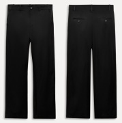 Spodnie satynowe Zara Woman 50th Anniversary rozmiar M czarne