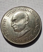 INDIE 50 Paise 1969 Mahatma Gandhi okołoMENNICZA 