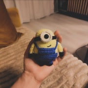 Minionek Ręcznie Robiony Na Szydełku 
