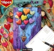 16 Zestawów Kartek Pocztowych | Zestawy Kart, Dekoracje Ścienne,