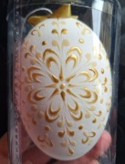 Jajka wielkanocne pisanki wydmuszki rękodzieło - Gęsie