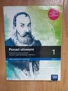 "Ponad słowami 1"  część 2 podręcznik j.polski (stan b.d.) Nowa Era 