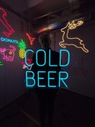 Napisy Świetlne. Zimne Piwo Neon LED. Cold Beer