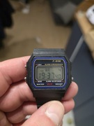 Nowe zegark f-91wi vintage jak casio alarm data