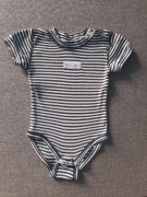 Body krótki rękaw w paseczki r. 74