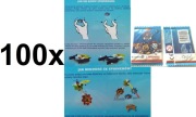 100x saszetka psi patrol spiner + znaczek losowy lotka kolekcja 