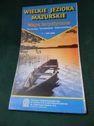 Wielkie Jeziora Mazurskie mapa turystyczna 
