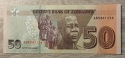 Zimbabwe 50  Dollars 2020  P-105a UNC